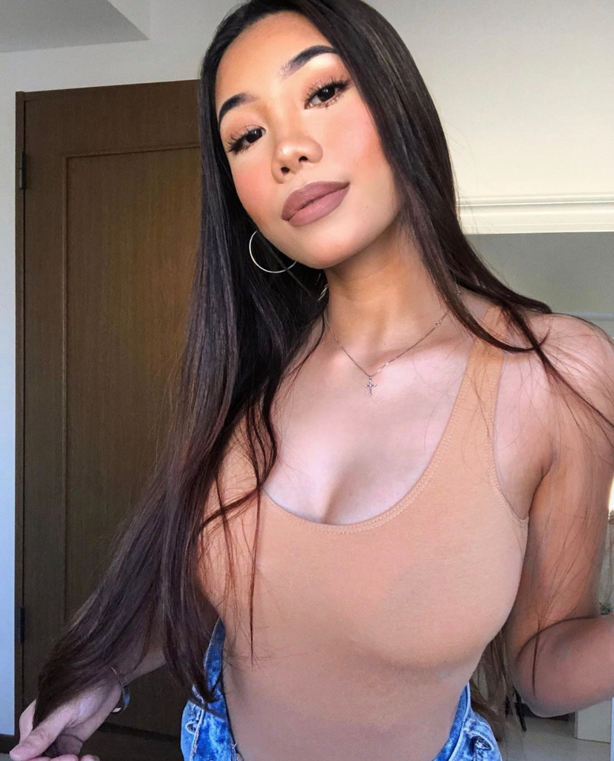 Snatched Bodysuit - Camel
