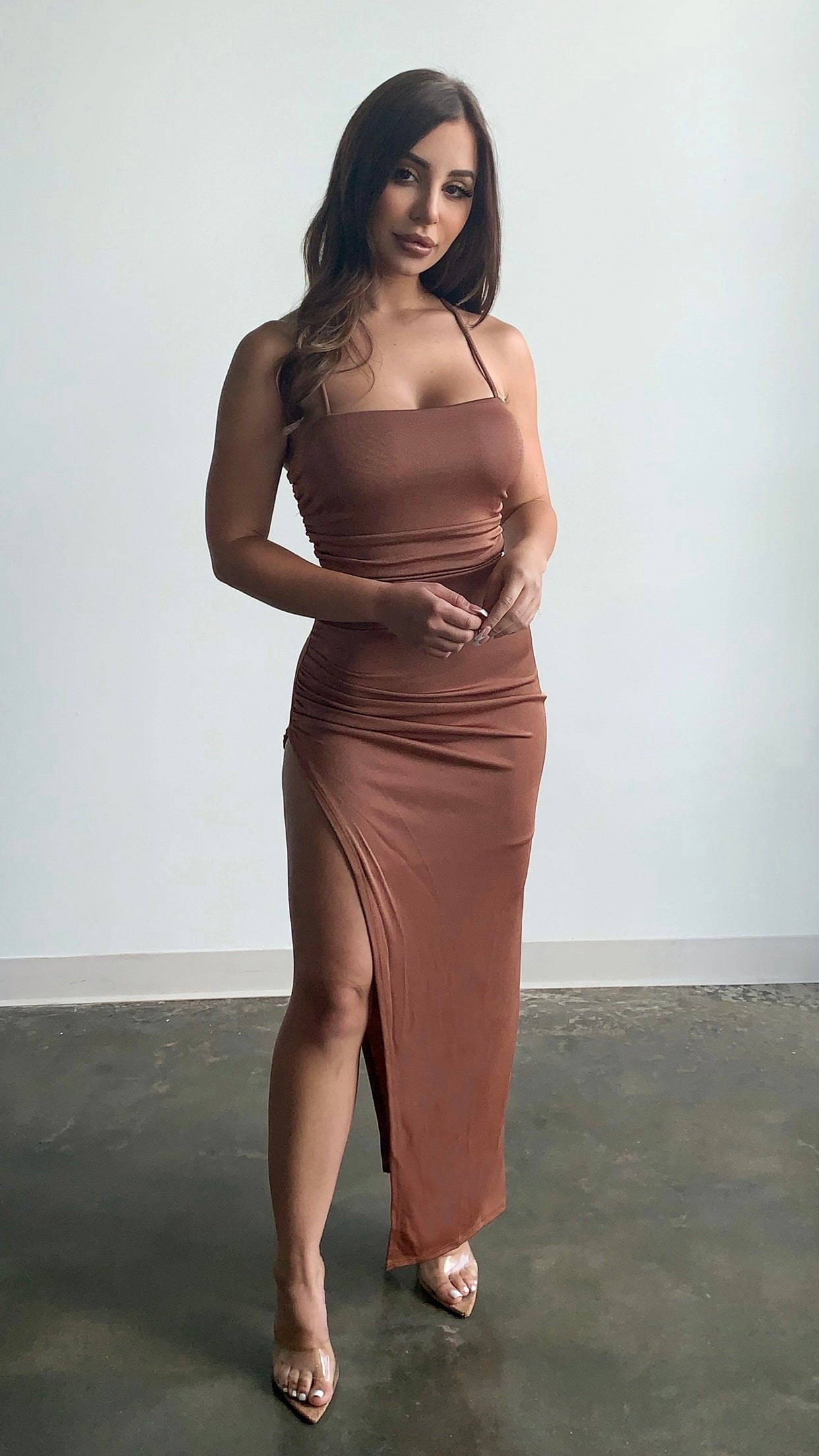 Sydney Dress - Mocha