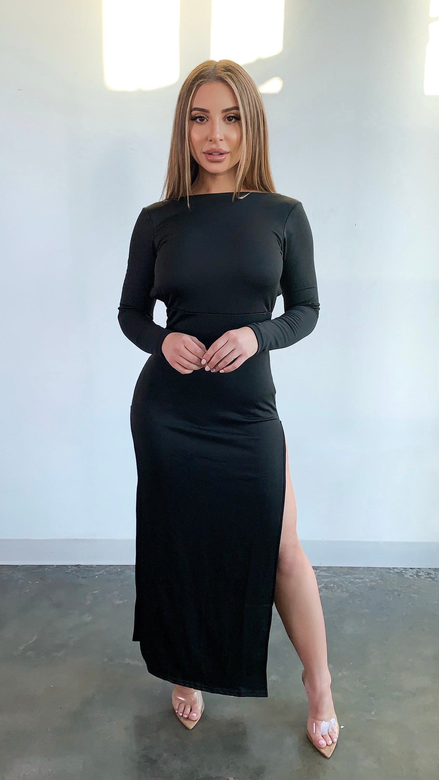 Romi Maxi Dress - Black