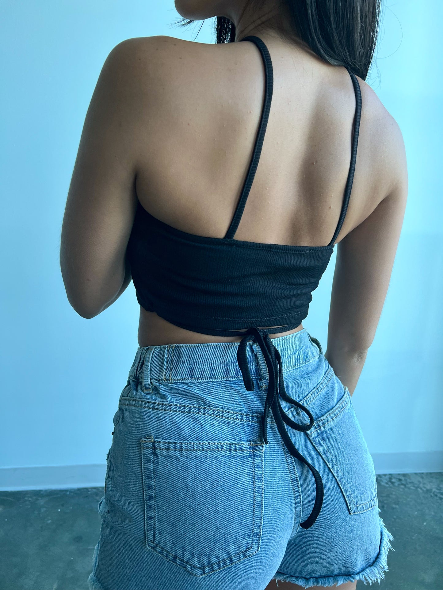 Amanda Halter Top - Black