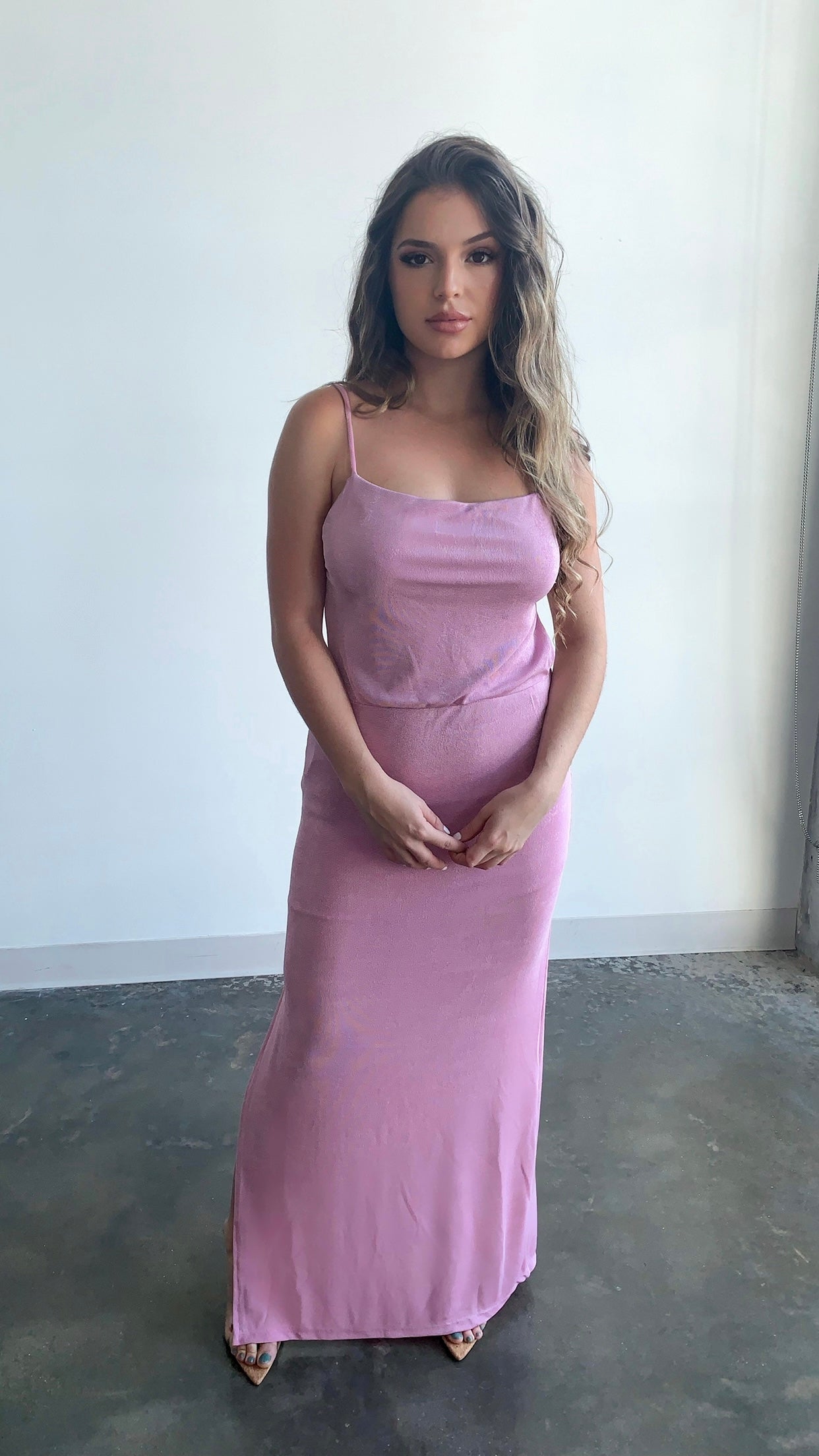 Daniella Maxi Dress - Pink