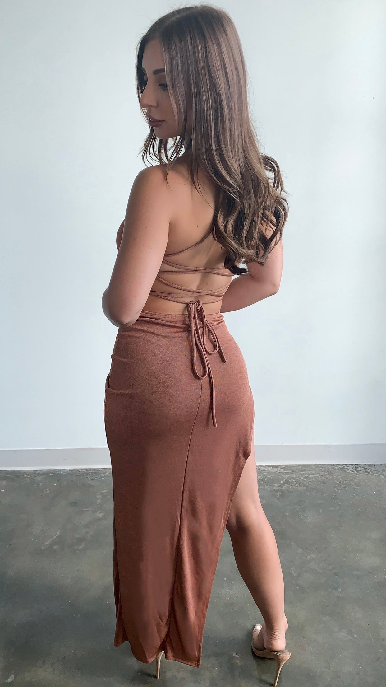Sydney Dress - Mocha