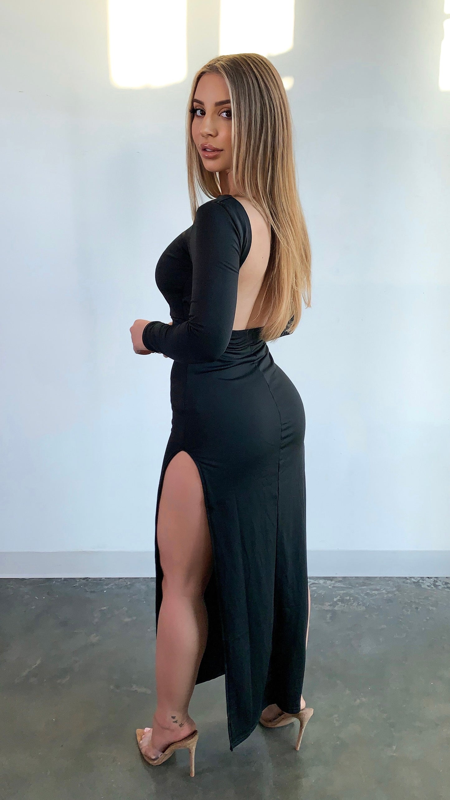 Romi Maxi Dress - Black