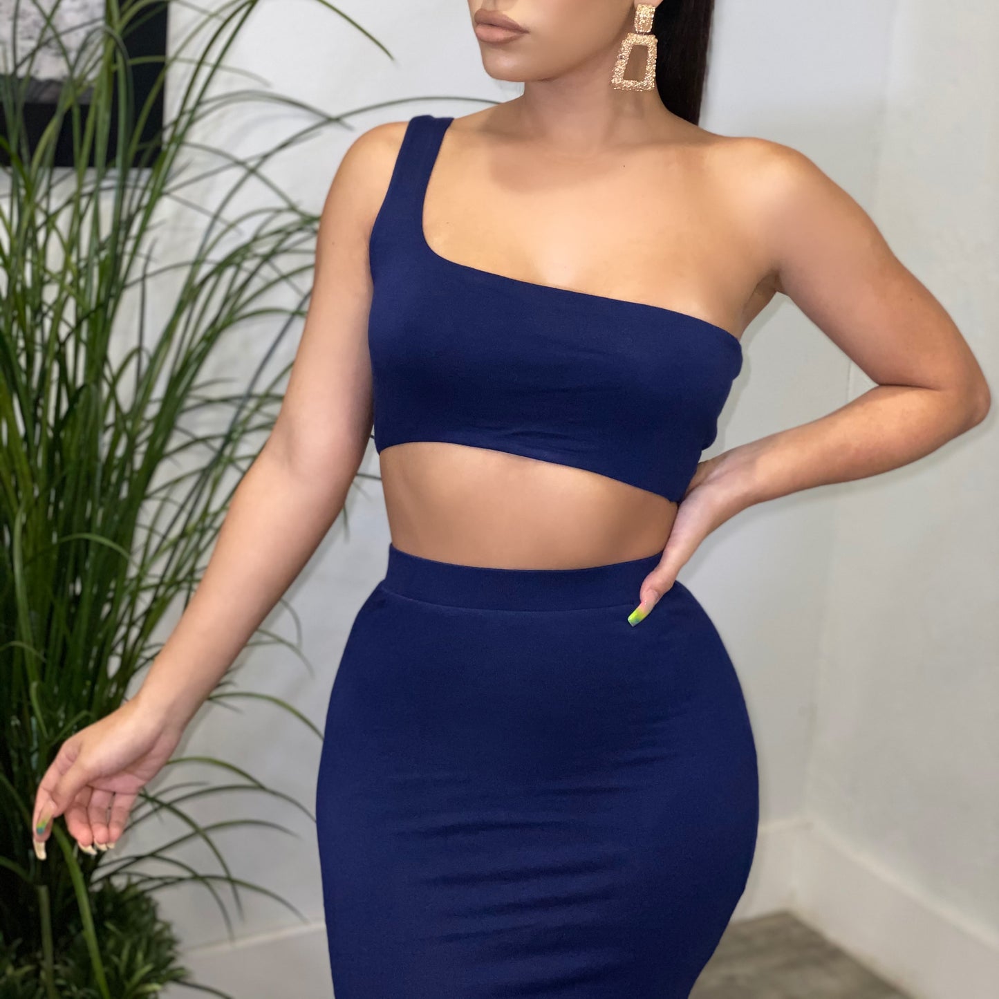 Selena Matching Set - Navy