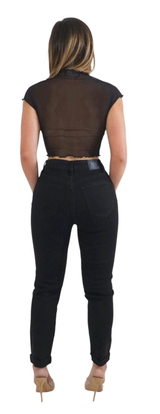 Joey Distressed Jeans - Black