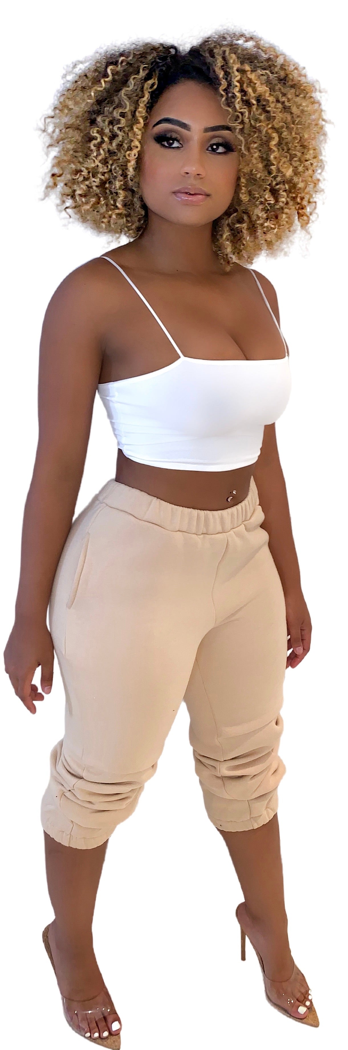 Don’t Sweat It Sweatpants - Nude
