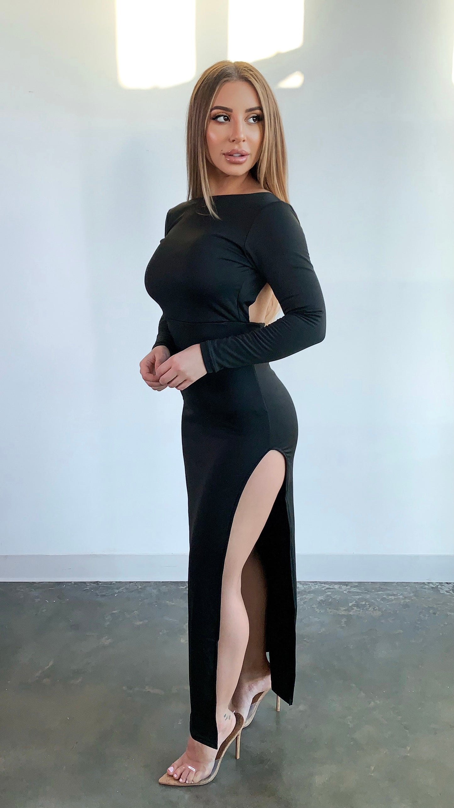 Romi Maxi Dress - Black
