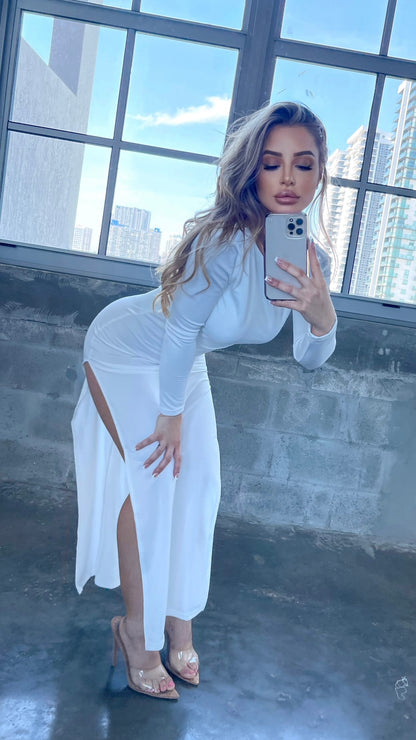 Romi Maxi Dress - White