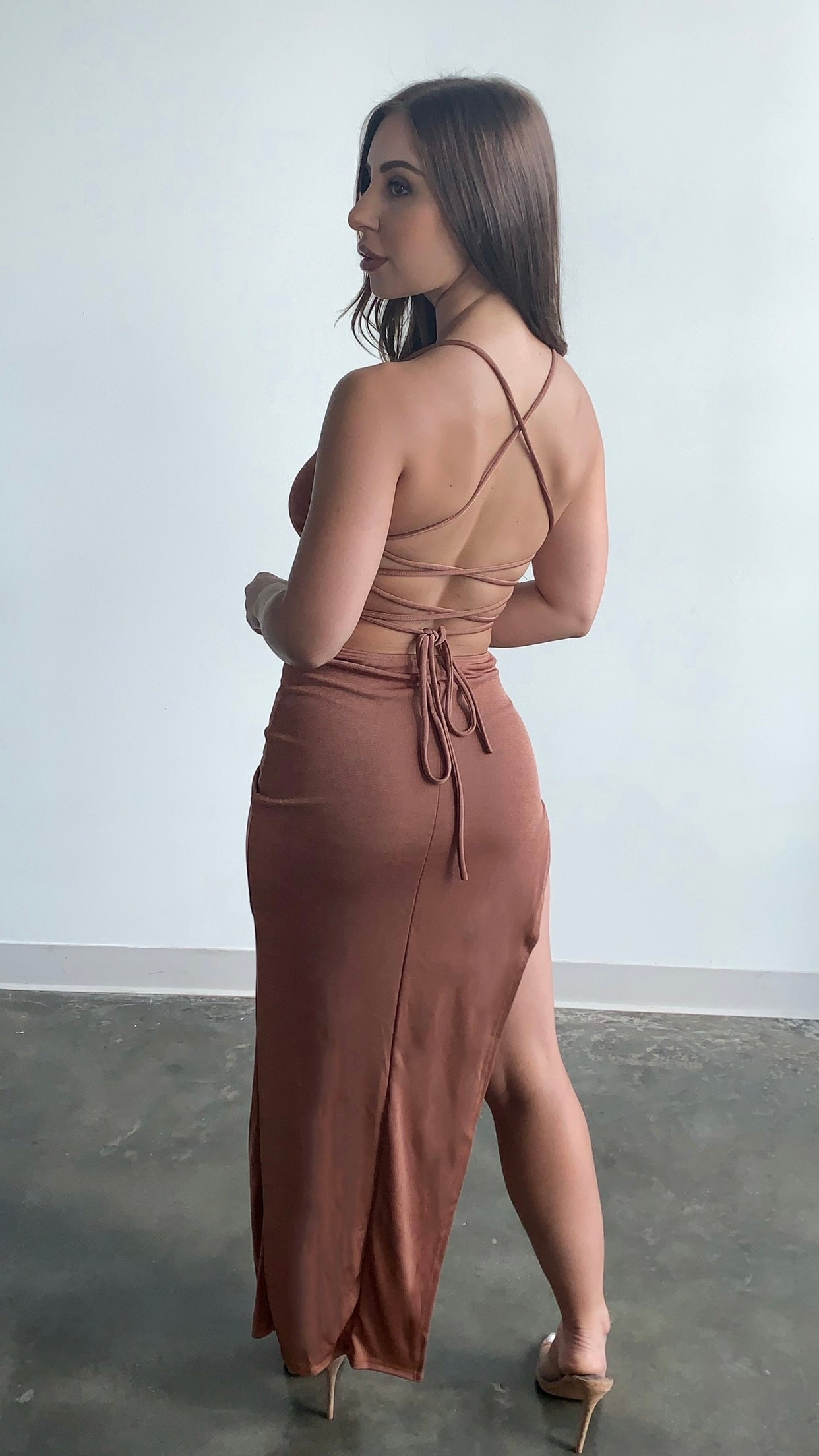 Sydney Dress - Mocha