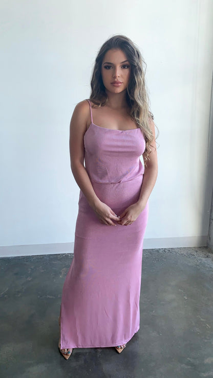 Daniella Maxi Dress - Pink