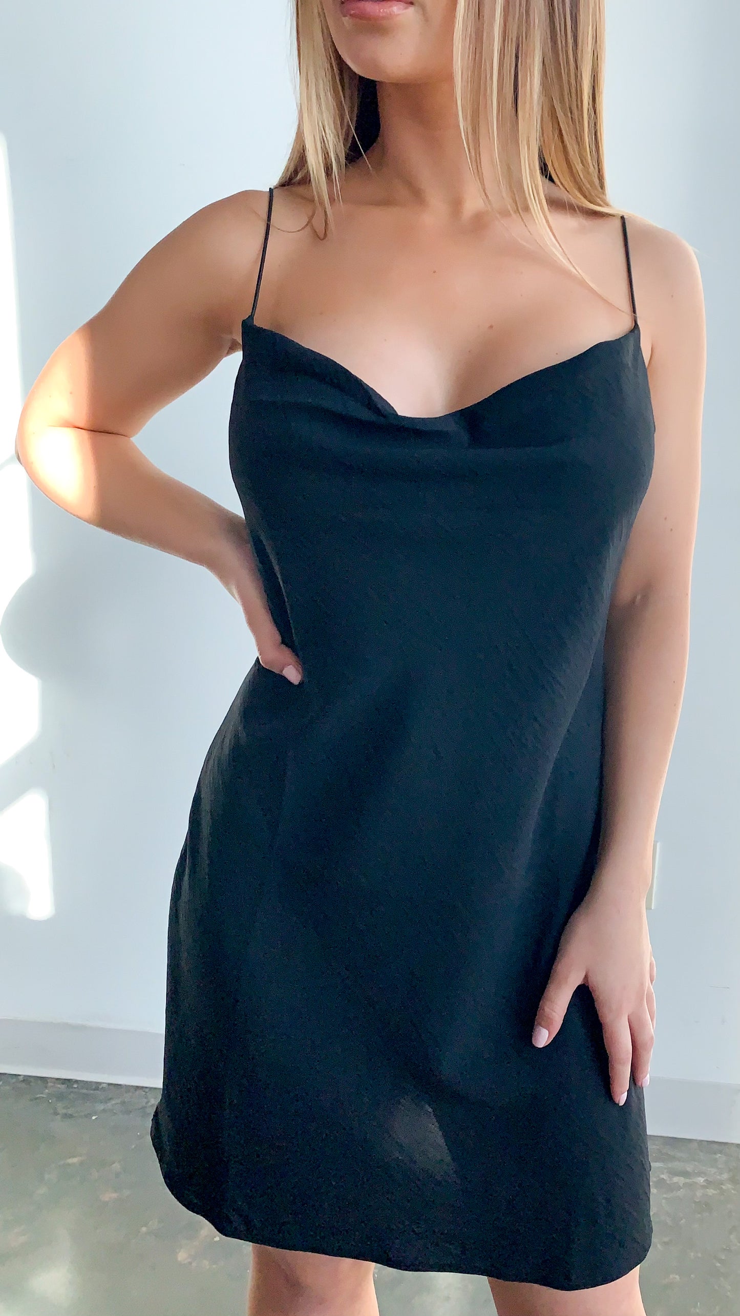 Julie Mini Dress - Black
